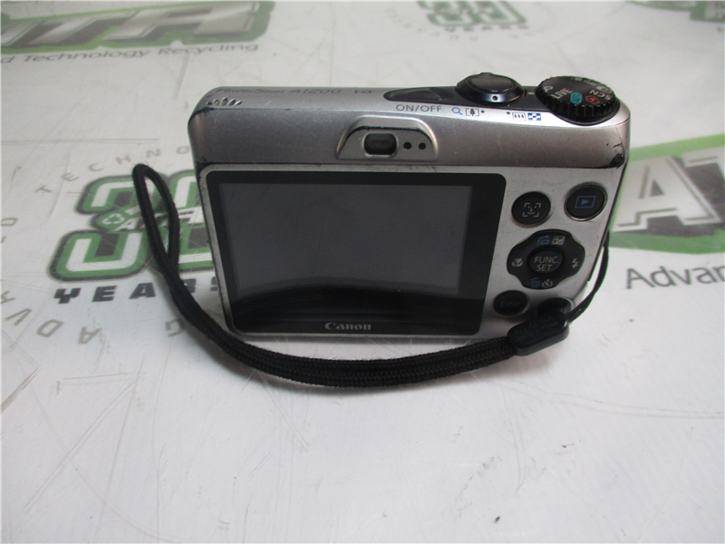 Canon PowerShot A1200 Digital Camera Silver Tested Good Condition