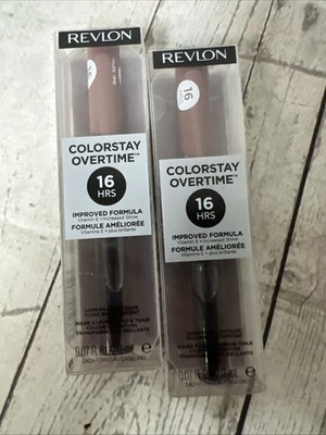 2 Pack - Revlon ColorStay Overtime Longwear Lip Color - 560 Taupe Time