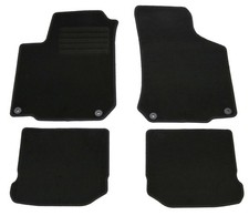 Fußmatten Set für Seat Leon 1M 2000-2005 Autoteppiche mit 100% Passform Schwarz