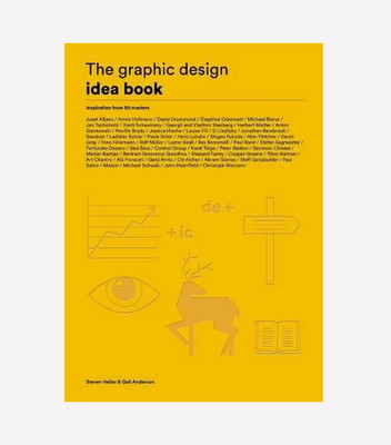 THE GRAPHIC DESIGN IDEA BOOK: INSPIRATION FROM 50 MASTERS By Steven Heller VG