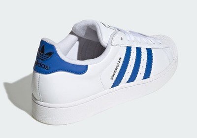 Size 9 - Adidas Superstar 2 White Blue for sale online | eBay