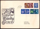 GB Great Britain, 1961 Europa fdc with Lundy stamps at the back  -HR17
