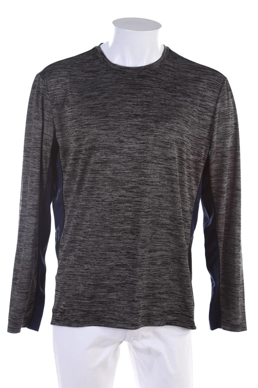 Camisa deportiva Zalando manga larga XL gris