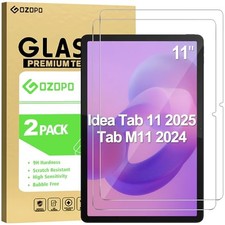 2 Pack Screen Protector for Lenovo Tab M11 11 inch 9H Tempered Glass Anti-Scratc