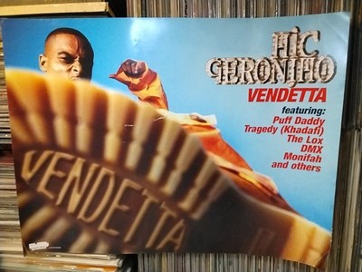 RARE ORIGINAL MIC GERONIMO VENDETTA BLUNT POSTER USA EDITION RAP HIP HOP DMX