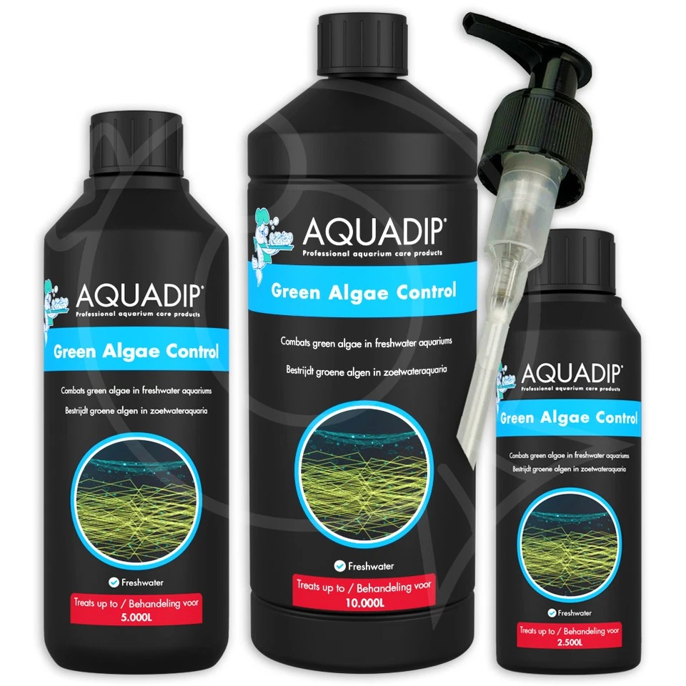 AQUADIP Green Algae Control Remover Freshwater Aquarium Green Water Fish Tank