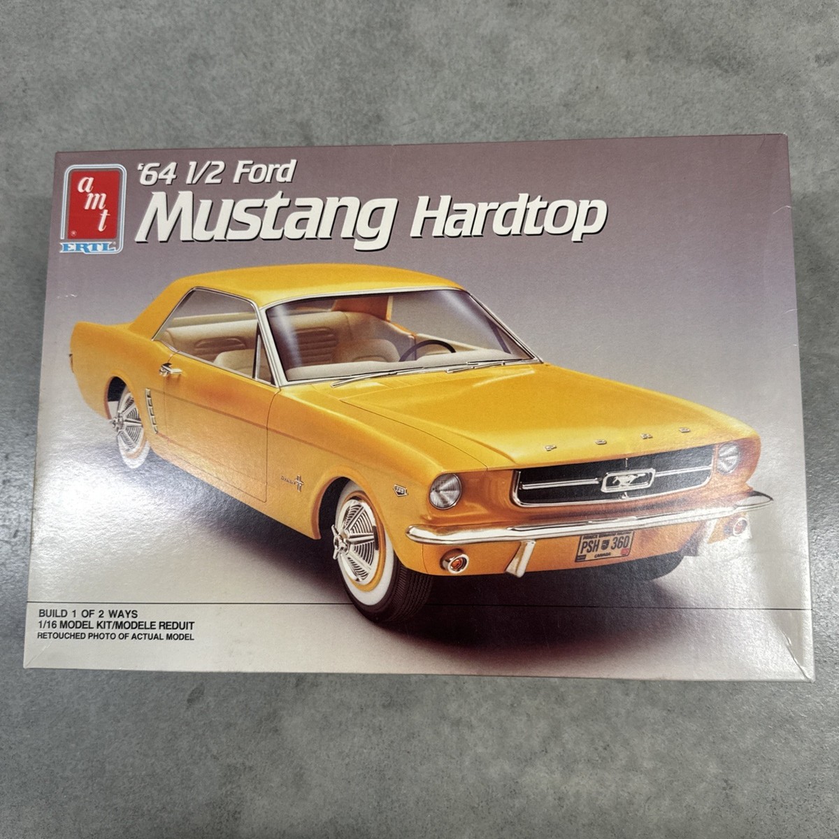 AMT Ertl 1964 1/2 Ford Mustang Hardtop 1:16 Model Kit #6722 Sealed