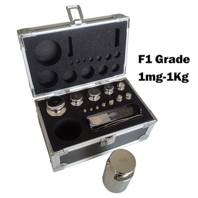 F1 Grade Precision Calibration Scale Weight Kit Stainless Weights 25PCS/Set