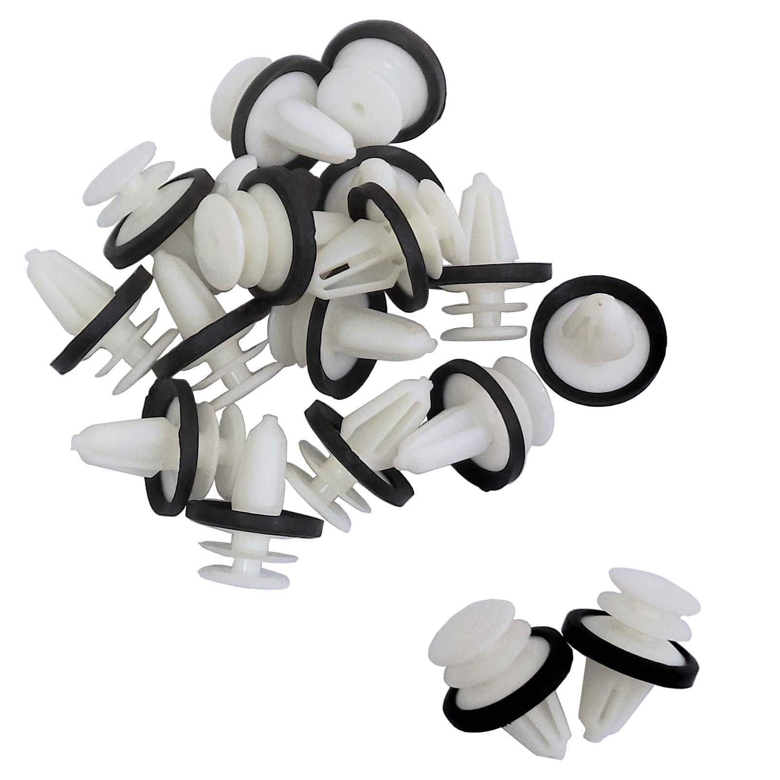 50X Door Trim Clips Panel Retainer con Sealer Sostituzione per Ford (f9Y)