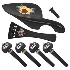  Wooden Violin Chin Rest Part Instrument Accessory Care Kit Backrest