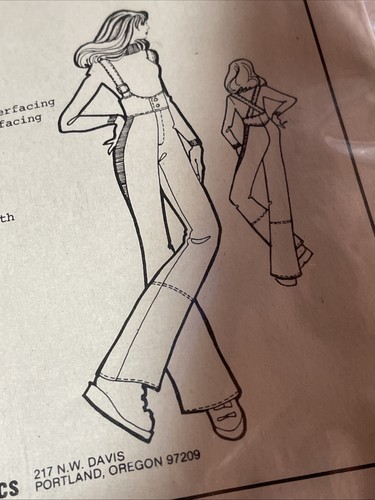 Daisy Kingdom sport Ladies Stretch Ski Pants 44 UNCUT vtg 1987 sewing Pattern - Picture 8 of 8