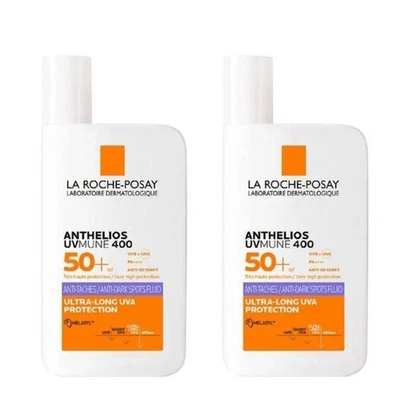 2x Protector solar facial antimanchas oscuras La Roche-Posay UVMune 400 SPF50+ 50 ml Reino Unido