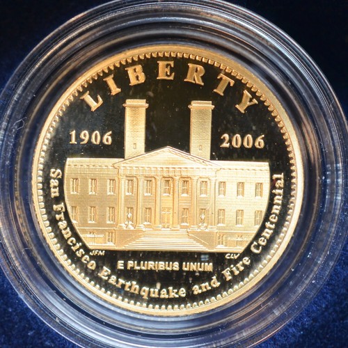 2006 S, $5 Gold San Francisco Old Mint Commemorative, Orig. Box and Papers C8137 - Picture 5 of 13