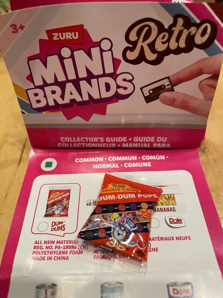 RETRO Mini Brands Zuru - Dum Dums Pops | eBay