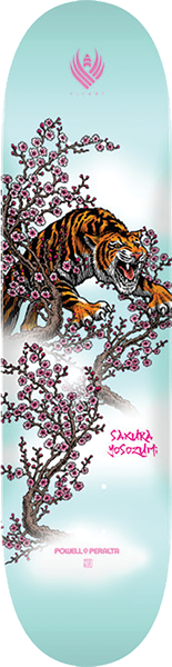 POWEL パウエル YOSOZUMI TIGER LT 8” Powell Peralta Yosozumi Tiger Deck Light Blue 8.25 – Cannon