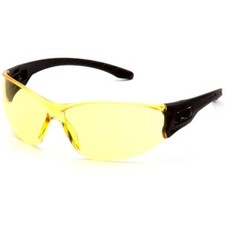Pyramex Trulock Dielectric Safety Glasses with Black Temples and Amber Lens