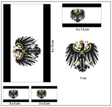 Aufkleber Set Königreich Preußen Fahne Flagge