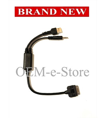 BMW iPod iPhone Cable Adapter USB AUX Input 0440796 A54 for sale  