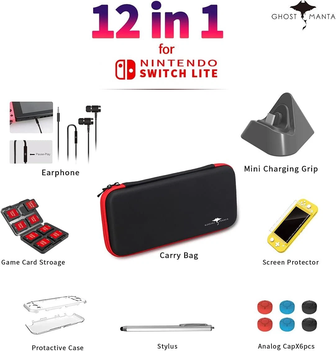 Nintendo switch lite accessory set sale