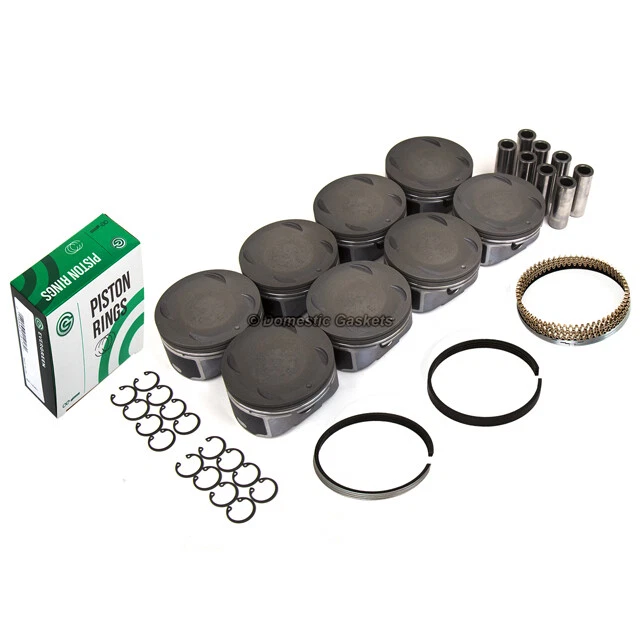 Pistons Bearings Rings Fit 04-12 Infiniti Nissan Armada Pathfinder VK56DE - Image 3 of 4