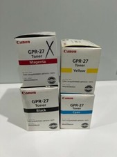 Canon GPR-27 Toner Set X4, 9642A006 9643A006 9644A006 9645A006 Genuine NEW