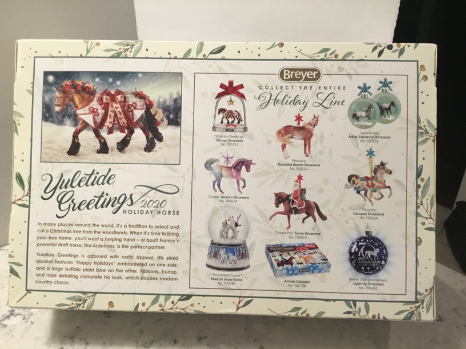 Breyer Horse 2020 Christmas Holiday YULETIDE GREETINGS ARDENNES eBay