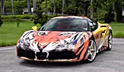 <288台限定> [BBR] 1/18 フェラーリ 488 GTB BBR 1/18 Ferrari 488GTB IPE Tiger Giallo Modena P18221V JDM