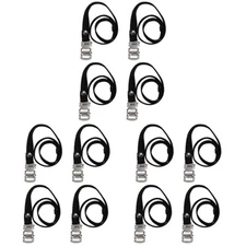12 Pcs Bike Toe Clip Strap Pedal Straps Toe Clips Bike Buckle Straps