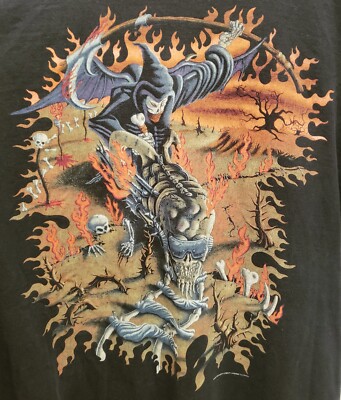 Megadeth Youthanasia Shirt Xl Train Of Consequences Rare 94 95