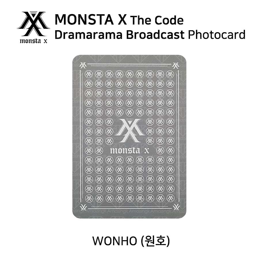 MONSTA X DRAMARAMA トレカ MONSTA X Broadcast The Code Dramarama Official PhotoCard - Member