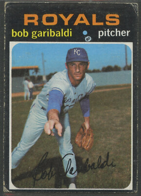 1971 Topps #701 Bob Garibaldi Kansas City Royals