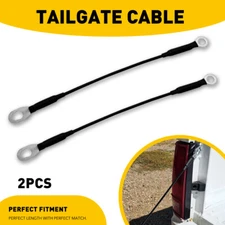 2 x Rear Tailgate Cables w/ Straps  for 1994-2004 CHEVY S10 GMC SONOMA