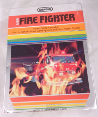 Jeu Atari 2600 – Fire Fighter – Cartouche – Bon état
