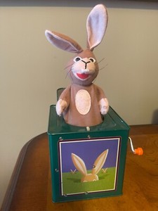 THE NATURE COMPANY JACK RABBIT IN THE BOX RELEASED IN 1995