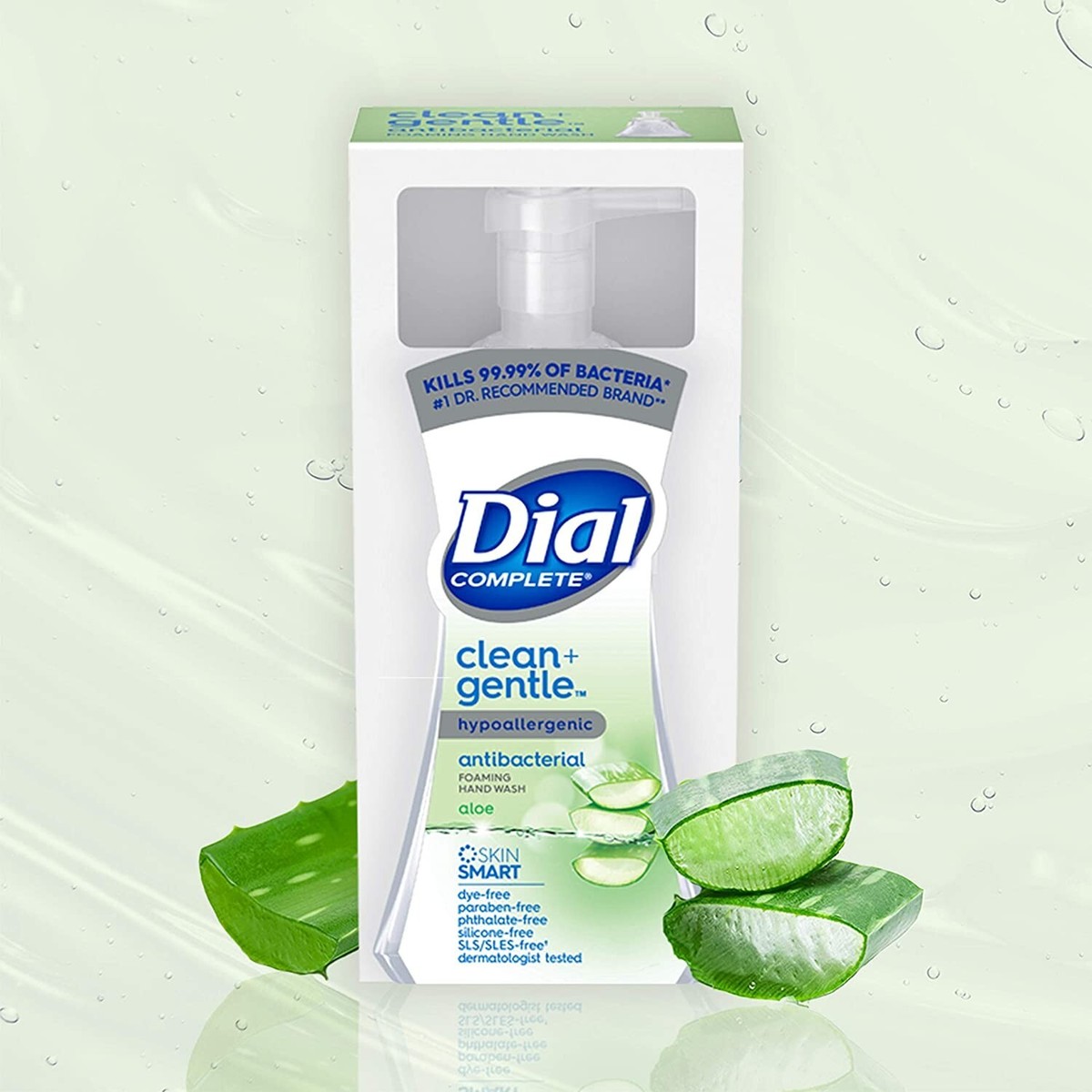 Dial Complete Clean Gentle Foaming Hand Wash, Aloe, fl oz