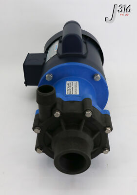 22234 TECH-MAG SERIES M10 VACUUM PUMP W/ LEESON MTR 20711-E (PVDF