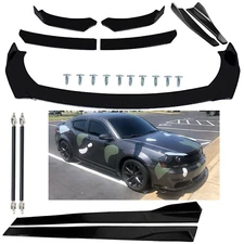 Front Rear Bumper Lip Spoiler Body Kit Splitter Side Skirts For Dodge Avenger