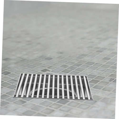 2PCS Square Floor Waste Drain Grate 304 Stainless Steel 100x100mm Bathroom - Picture 9 of 9