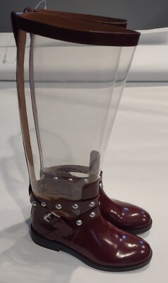 See By Chloé Transparent Panel Rain Boots Size EU 39 US 8.5  