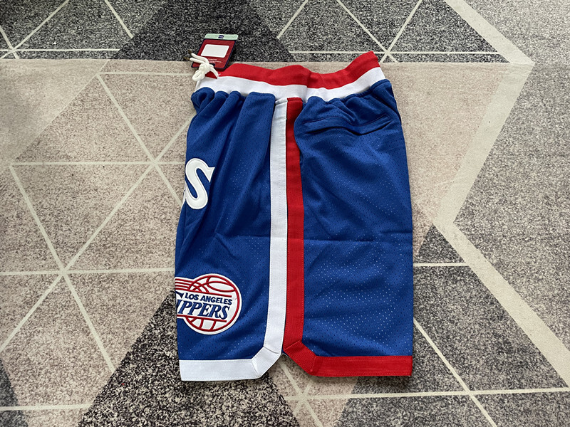 Los Angeles Clippers Basketball Shorts Stitched Vintage