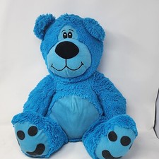 Toy Factory Blue Teddy Bear Plush Stuffed Animal 2012