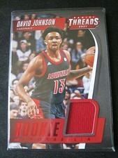 DAVID JOHNSON 2021 Chronicles DPs Threads Rookie Mem. Red #38 Cardinals 172/199