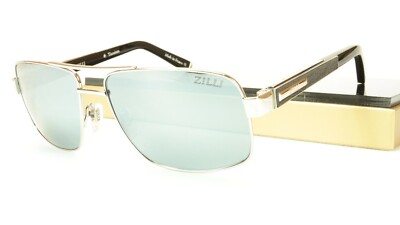 ZILLI Sunglasses Polarized Hand Made Acetate Titanium Black France