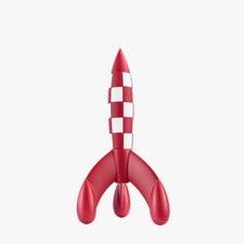 HERGE TINTIN Tim und Struppi Rakete stehende Figur Figur 17 cm Originalware