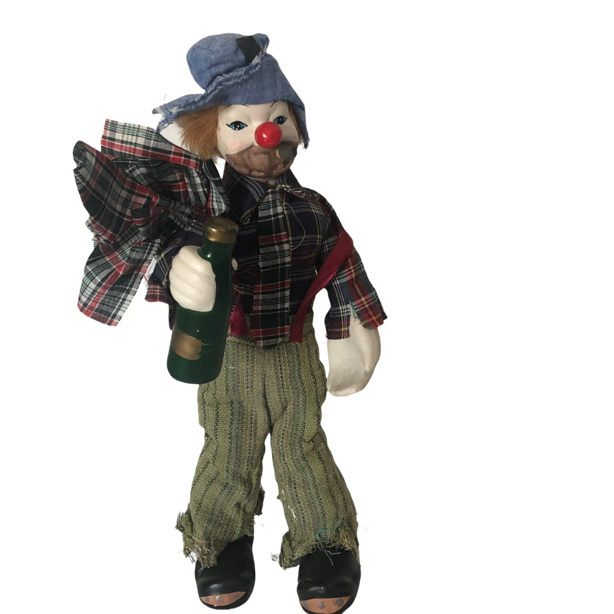 Vintage hobo sales clown doll