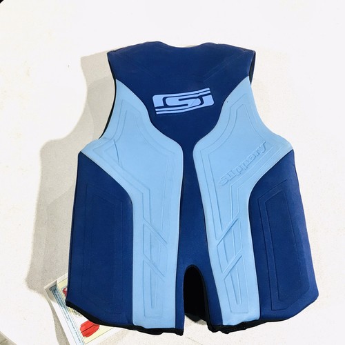 Chaleco salvavidas resbaladizo moldeado con interruptor NEO azul pequeño 32 - 36" pecho nuevo con etiquetas unisex - Imagen 5 de 6