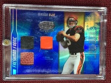 CARSON PALMER Cincinnati Bengals 2003 NFL Mirror Blue ROOKIE 35/50 New