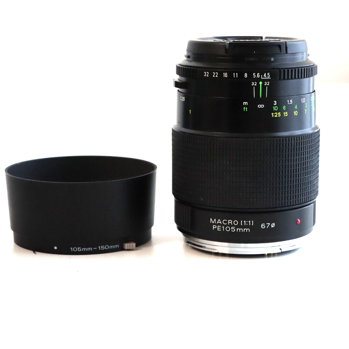 フィルムカメラ ZENZA BRONICA ZENZANON-PE 105 F4.5 MACRO Bronica PE 105mm F4.5 Zenzanon Macro Lens for 645 ETR ETRS ETRSi