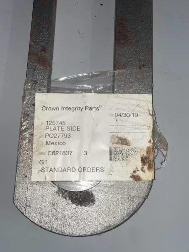 Crown Forklift 125745 Plate Side - NEW