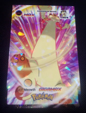 Base de Datos de Cartas Pokemon 2024 2 Holo Meowth GIGAMAX Perú Vendedor de Estados Unidos